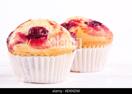 Cherry Muffins Stockfoto