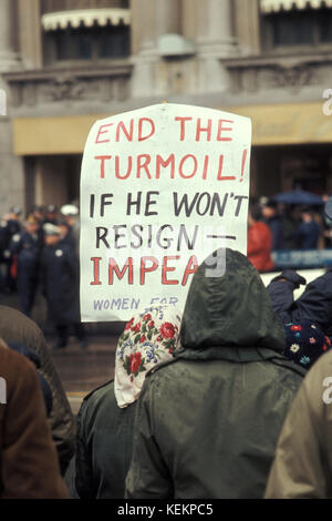 Vietnam Krieg protestieren, Chicago, März, 1974 Stockfoto