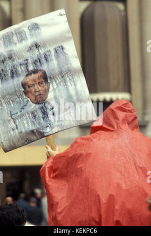 Vietnam Krieg protestieren, Chicago, März, 1974. Stockfoto