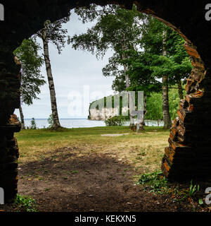 Fayette State Park in der oberen Halbinsel, Michigan Stockfoto