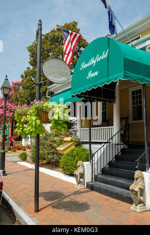 Smithfield Inn, 112 Main Street, Smithfield, Virginia Stockfoto