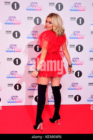 Tallia Storm nimmt an den Teen Awards von BBC Radio 1 in der SSE Arena in Wembley, London Teil. Stockfoto