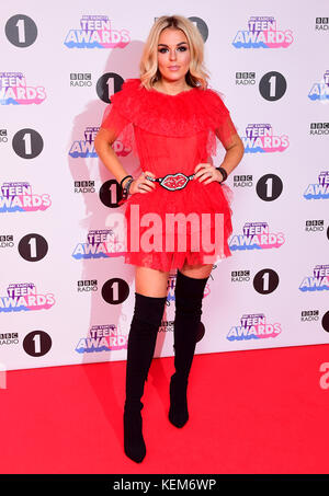 Tallia Storm nimmt an den Teen Awards von BBC Radio 1 in der SSE Arena in Wembley, London Teil. Stockfoto