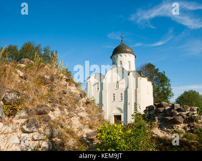 St. George's Kirche in der Staraja Ladoga Festung, Russland Stockfoto
