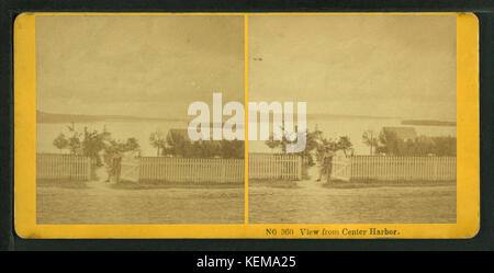 Blick vom Mittelhafen, N.H, aus Robert N. Dennis Sammlung von stereoskopischen Ansichten Stockfoto