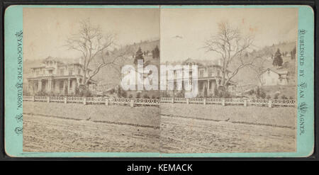 Blick auf ein Haus in Nyack, von Van Wagner Stockfoto