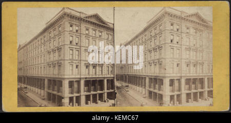 Eine der großen trockenen Ware Store in New York, H.B. Claflin & Co, von Robert N. Dennis Sammlung von stereoskopische Ansichten Stockfoto