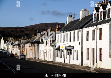 Das Meer in Ullapool am Loch Broom in Wester Ross, Schottland. Stockfoto