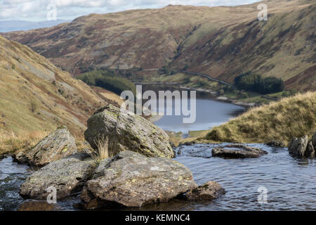 Ein Blick auf haweswater in mardale im Eden Valley im Lake District Stockfoto