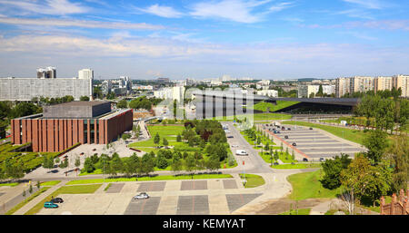 Katowice/panorama vief der Innenstadt Stockfoto