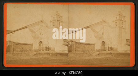 San Buenaventura Mission, Ventura Co., CA, von Robert N. Dennis Sammlung von stereoskopische Ansichten Stockfoto