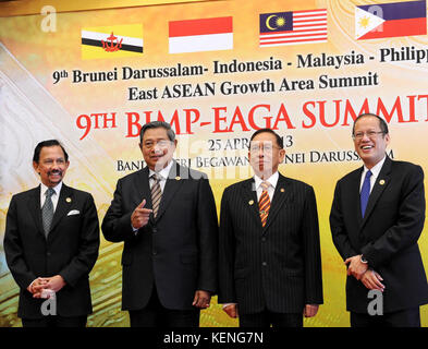 SBY dan para pemimpin ASEAN 25 04 2013 Stockfoto