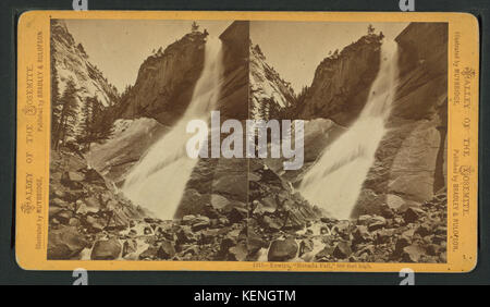 Yowiye, 'Nevada Fall, 600 Meter hoch, von Eadweard Muybridge,, 1830 1904 Stockfoto