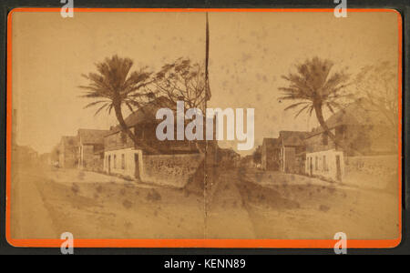 St. Franziskus St., ältestes Haus, von Robert N. Dennis Sammlung von stereoskopische Ansichten Stockfoto