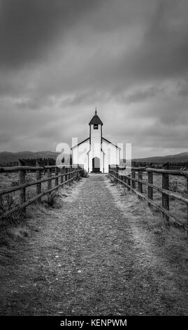 McDougall Morley historische Kirche Alberta Kanada Stockfoto