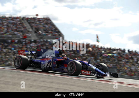 Motorsport: FIA Formel-1-Weltmeisterschaft 2017, großer Preis der Vereinigten Staaten, #39 Brendon Hartley (NZL, Scuderia Toro Rosso), | Einsatz weltweit Stockfoto