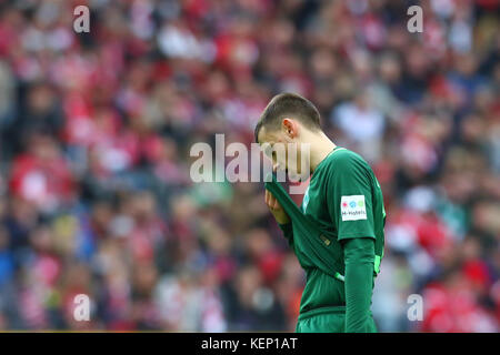 Köln, Deutschland 22. Oktober 2017, Bundesliga Spieltag 9, 1. FC Köln - SV Werder Bremen: Maximilian Eggestein (Bremen). Quelle: Jürgen Schwarz/Alamy Live News Stockfoto