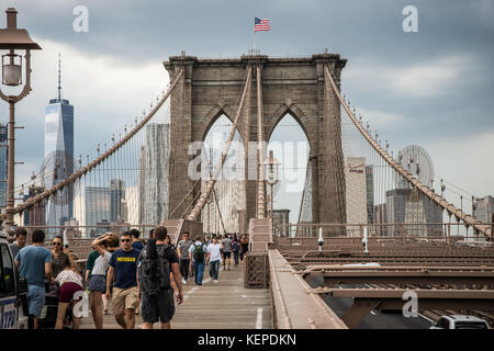 Brooklynbrücke Stockfoto