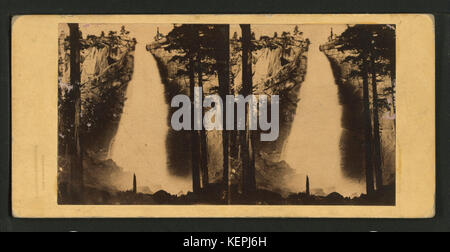 Nevada Fall, 600 Meter hoch, durch E.&HT Anthony (Hart) 3. Stockfoto