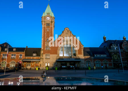 Der Bahnhof in Colmar, Elsass in Frankreich Stockfoto