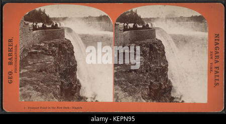 Prospect Point in den neuen Park, Niagara, von Barker, George, 1844 1894 2 Stockfoto