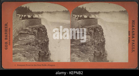 Prospect Point in den neuen Park, Niagara, von Barker, George, 1844 1894 4. Stockfoto