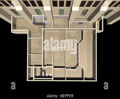 SQ neue Ausführung Zimmer Stockfoto