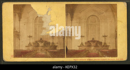 West Spruce Street presbyterianischen Kirche. South West Ecke der Fichte und 17 Street, Philadelphia, von McAllister & Bruder Stockfoto