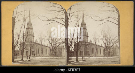 Dreifaltigkeitskirche, Utica, 1868. Die älteste Kirche in der Stadt von Mundy & Williams Stockfoto