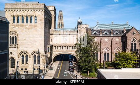 Auf dem Campus der Yale University, New Haven, Connecticut, USA Stockfoto