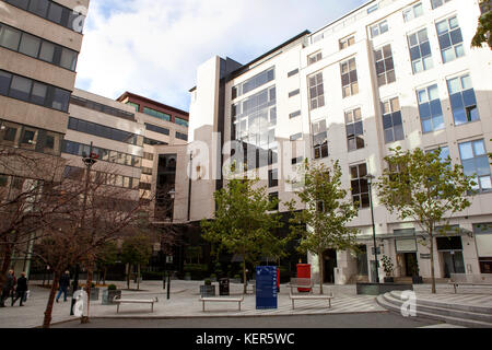 Dakota Deluxe Hotel in der Stadt Leeds auf der Russell Street in West Yorkshire, England Stockfoto