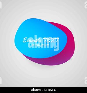 3d-Rede box Vector Illustration logo gestalten. Futuristische abstrakte bubble Gradient farbigen Text Label. Moderne origami Symbol Name Symbol denken Hintergrund Stock Vektor