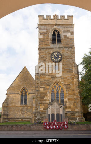 St. Edmund's Parish Kirche, Church Street, Moreton-in-Marsh, Warwickshire, England, Vereinigtes Königreich Stockfoto