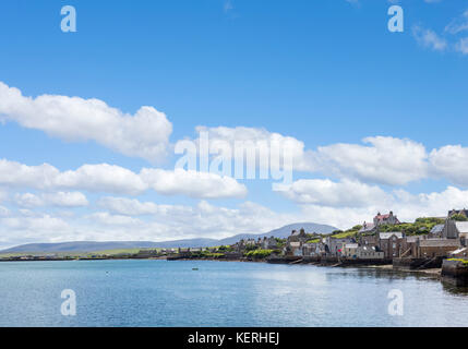 Waterfront in Stromness, Festland, Orkney, Schottland, Großbritannien Stockfoto