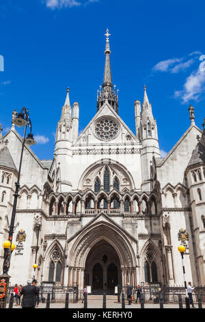 England, London, Westminster, The Strand, Hohe Gerichtshof Stockfoto