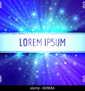 Abstrakte farbenfrohe Hintergrund mit funkelt Stock Vektor