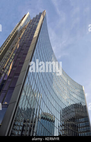 LONDON, Großbritannien - 25. AUGUST 2017: Außenansicht des Willis-Gebäudes in Lime Street, City of London Stockfoto