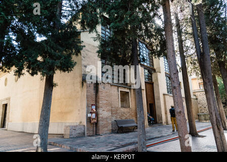 Im freien Blick auf Saint Mary die Weißen Synagoge in Toledo Stockfoto