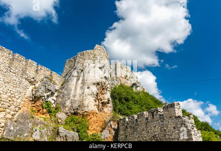 Spis Schloss, ein UNESCO-Weltkulturerbe in der Slowakei Stockfoto