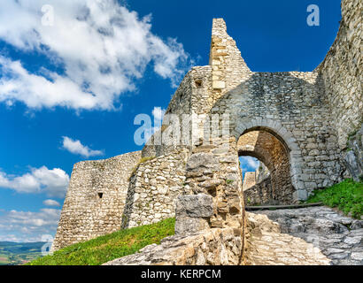 Spis Schloss, ein UNESCO-Weltkulturerbe in der Slowakei Stockfoto