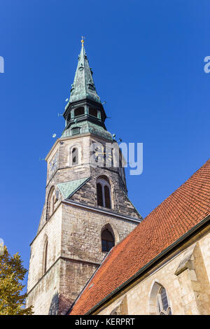 Turm der kreuzkirche Kirche in Hannover, Deutschland Stockfoto