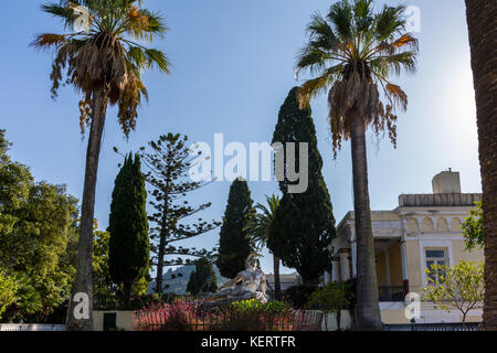 Achillion Palace in Korfu Griechenland Stockfoto