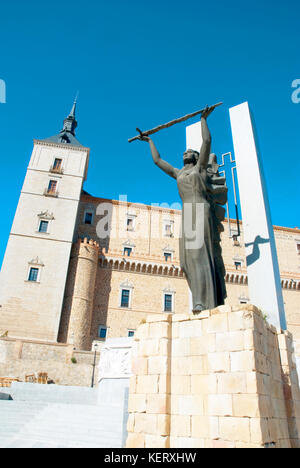 Der Alcazar. Toledo, Spanien. Stockfoto