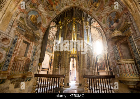 Kloster von Christus oder Convento de Cristo, Tomar, Provinz Ribatejo, Portugal Stockfoto