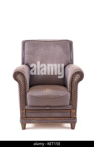 Sessel im Wohnzimmer auf dem weißen Hintergrund Stockfoto
