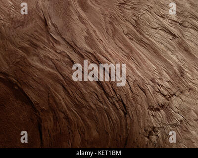 Warme braun Grobe split Holz Hintergrund texturewith Beleuchtung gradient Stockfoto