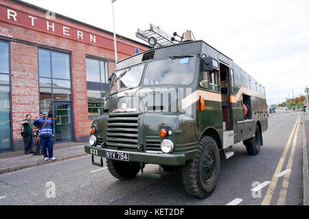 Grüne Göttin Fire Engine Stockfoto