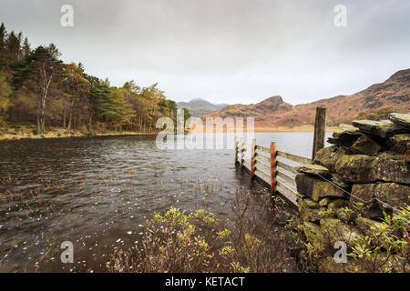 Anfang Herbst bei blea Tarn Stockfoto