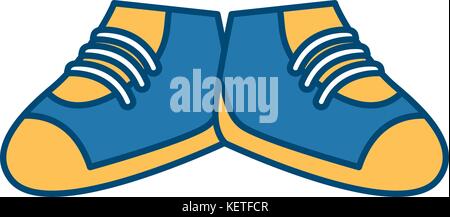Schuhe Schuhe isoliert Stock Vektor
