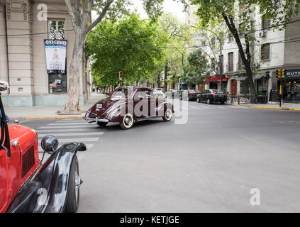 Classic Car Rally, Mendoza, Argentinien Stockfoto